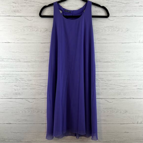 oiselle Dresses & Skirts - Oiselle Purple High Neck Tank Dress Size 2